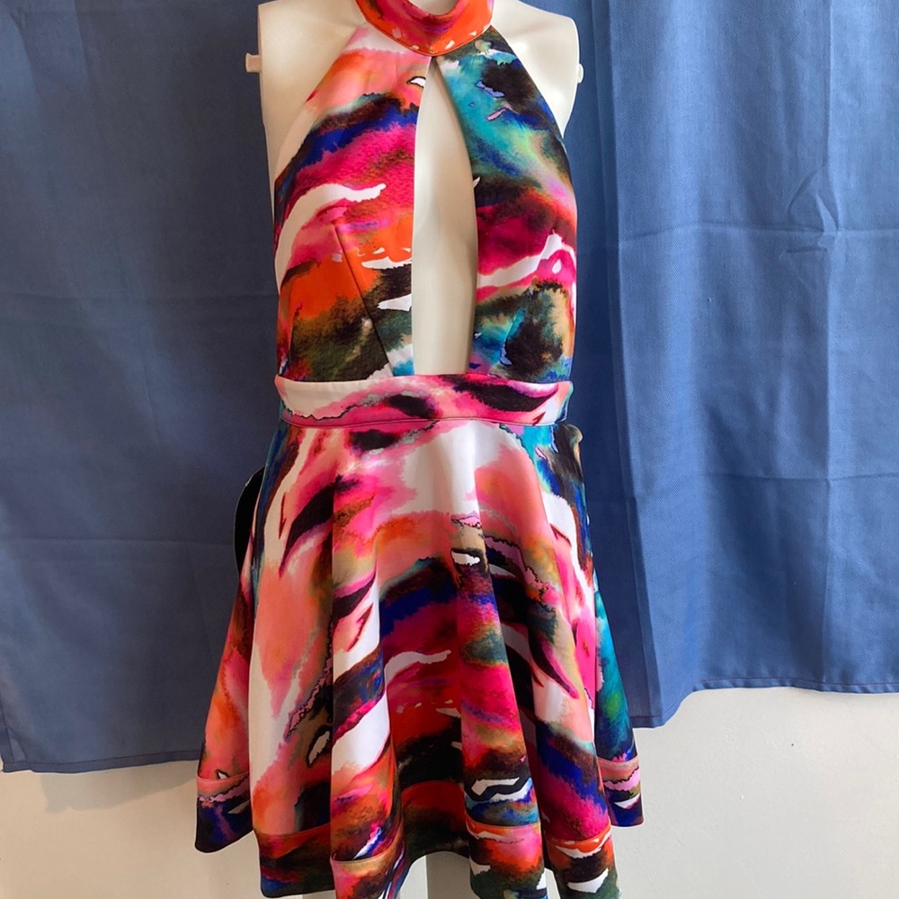 Multi color BeBe dress